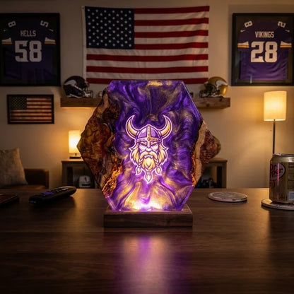Handmade NFL Lamps