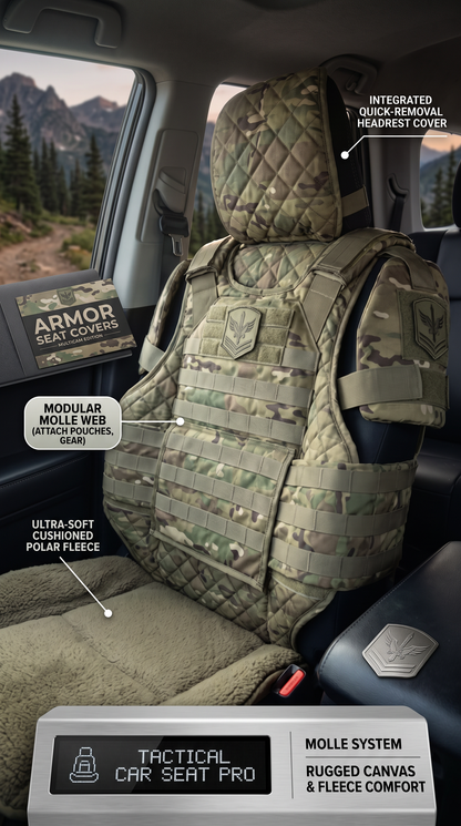 StrikeSeat™ Tactical Car Seat Cover