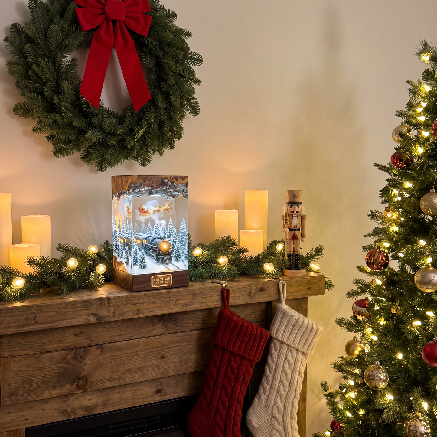 Enchanted Christmas Story Lamp
