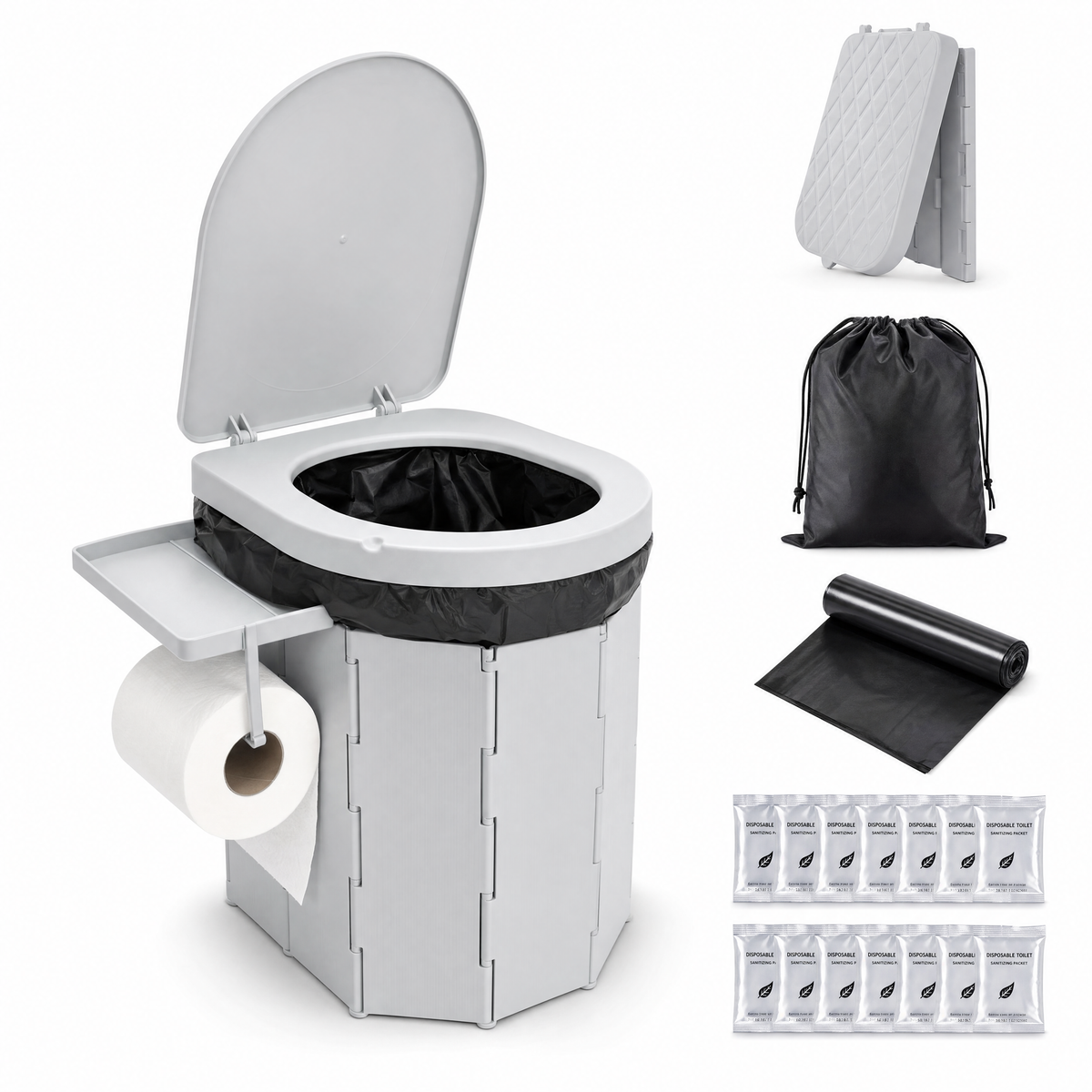 GoReady Foldable Travel Toilet