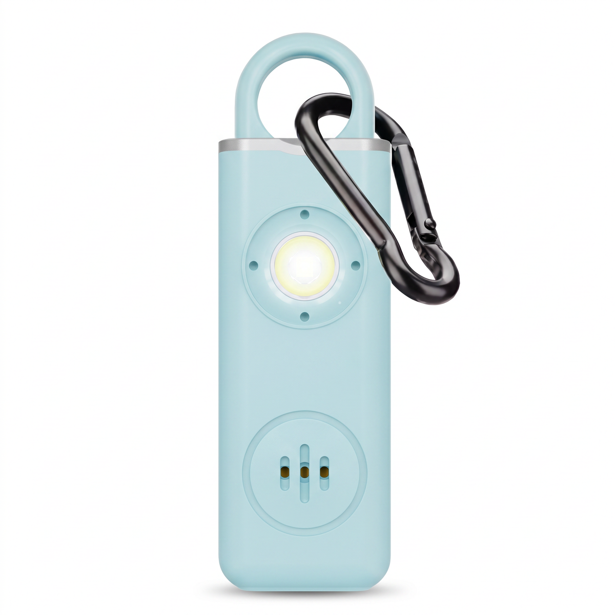 SafeLume – 130dB Personal Safety Alarm Keychain with Flashing Strobe Light | USB-C Rechargeable