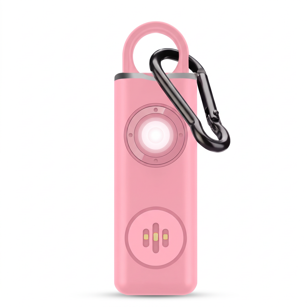 SafeLume – 130dB Personal Safety Alarm Keychain with Flashing Strobe Light | USB-C Rechargeable