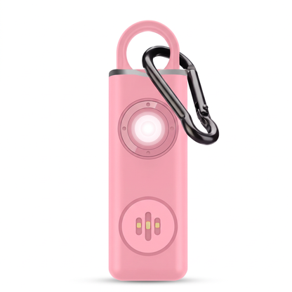 SafeLume – 130dB Personal Safety Alarm Keychain with Flashing Strobe Light | USB-C Rechargeable