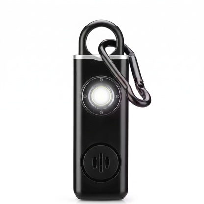 SafeLume – 130dB Personal Safety Alarm Keychain with Flashing Strobe Light | USB-C Rechargeable
