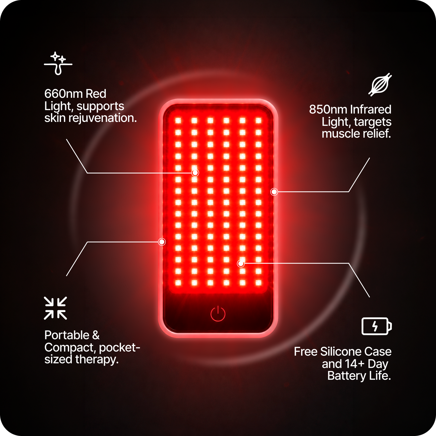 LumiThera™ Pro Red & Near-Infrared Light Therapy Panel