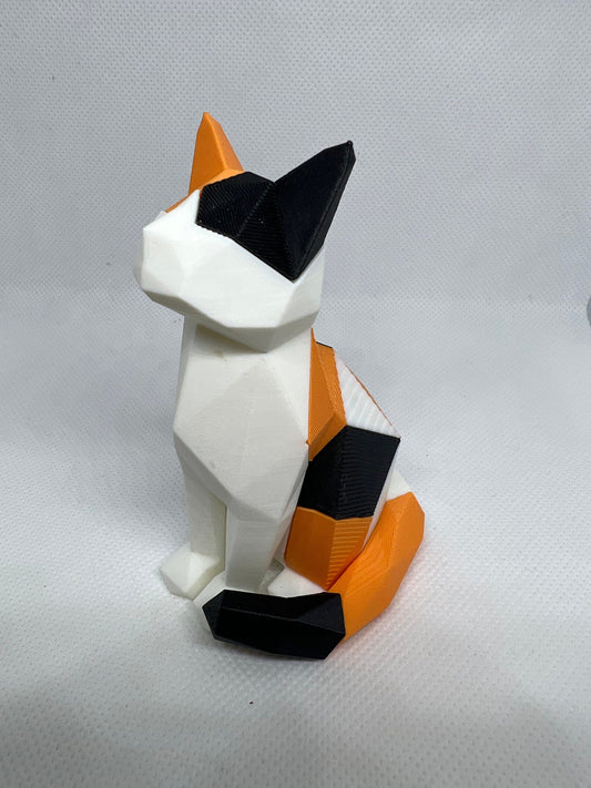 Cat Puzzle | Magnetic Puzzle | LowPoly Puzzle | 3D Puzzle | Customizable Cat | Cat Toy