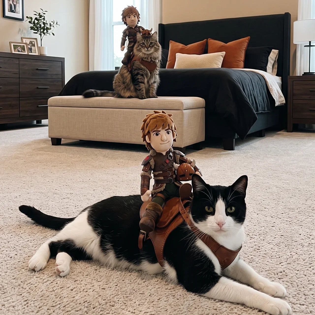 Dragon Rider Pet Costume Plush