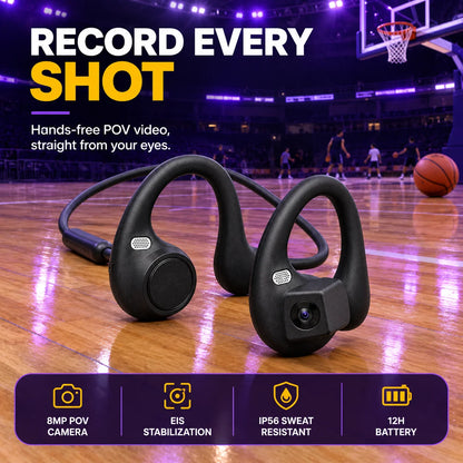 Open-Ear POV Camera Earbuds 🎥
