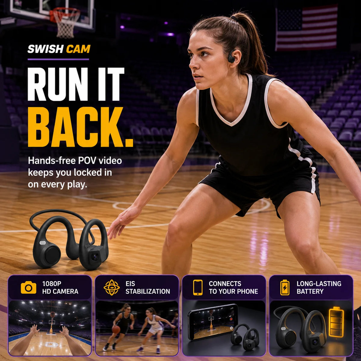 Open-Ear POV Camera Earbuds 🎥