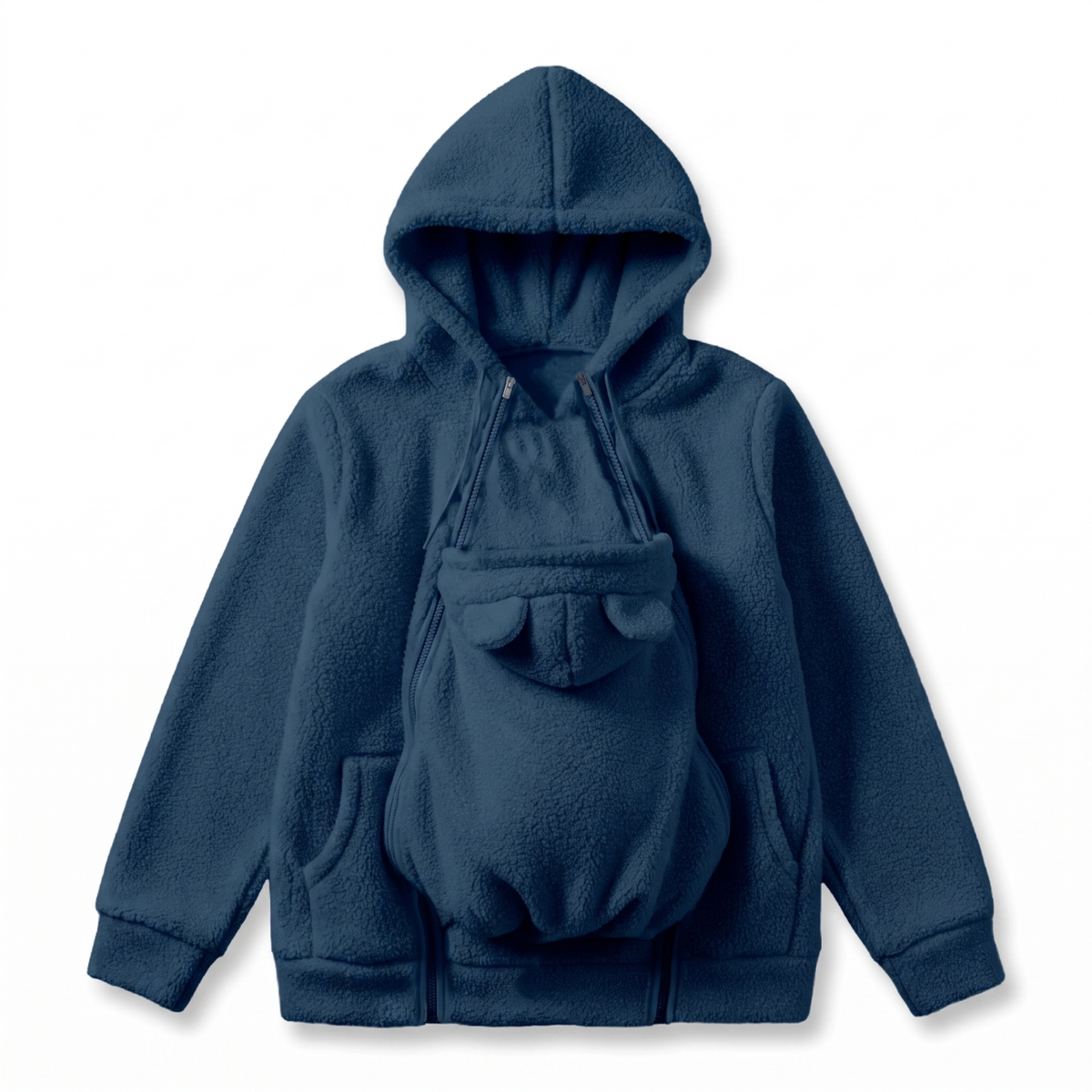 SnuggleNest Baby Fleece Hoodie 🐻🤍