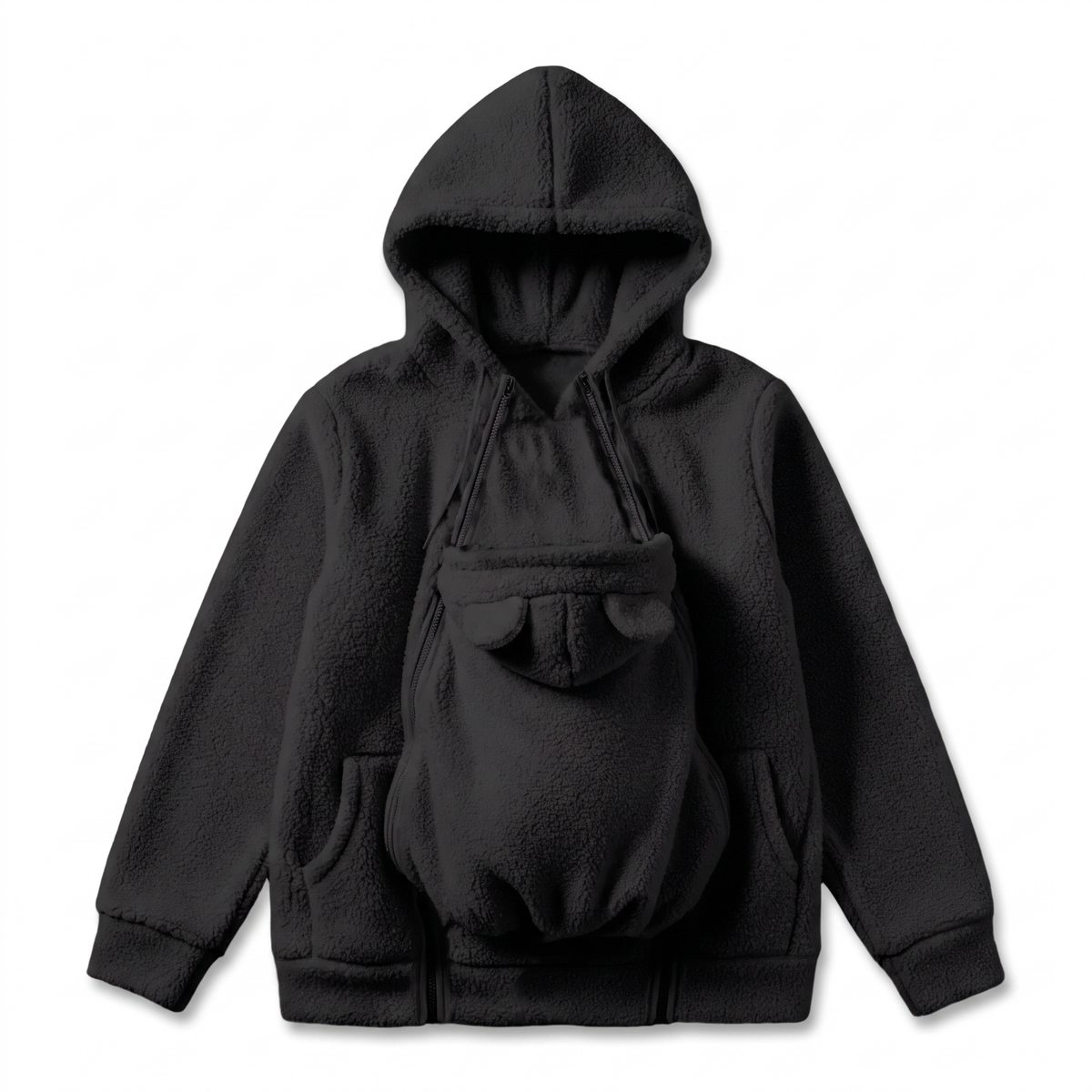 SnuggleNest Baby Fleece Hoodie 🐻🤍