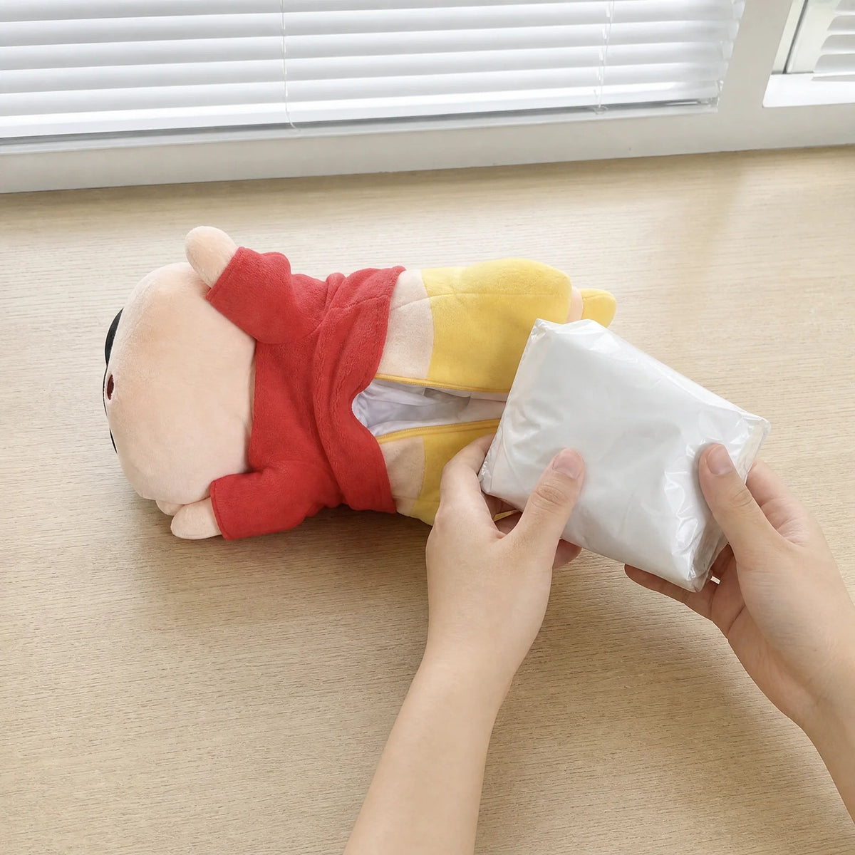 Plush Tush – Funny Plush Car Tissue Holder with Detachable Hanging Strap