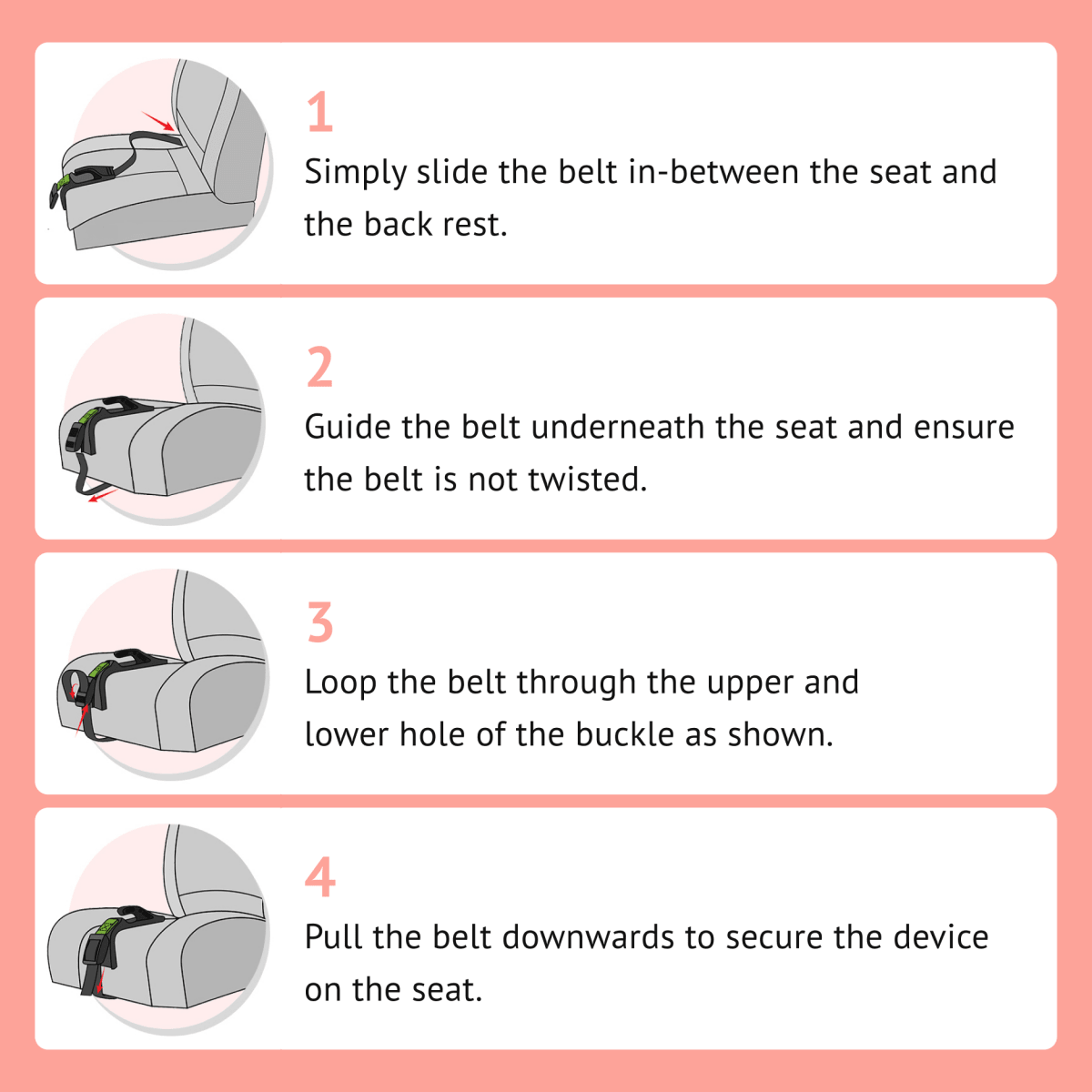 BumpEase Pregnancy Seat Belt Positioner