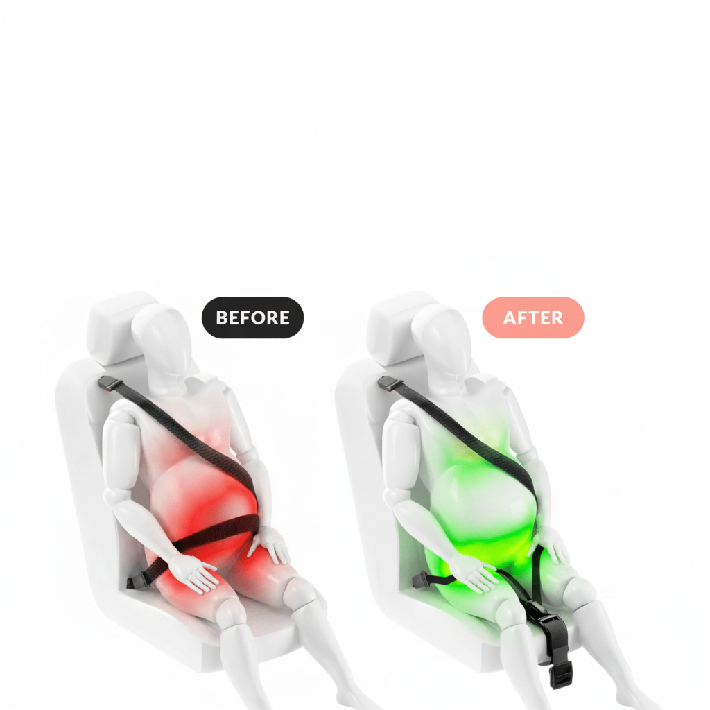 BumpEase Pregnancy Seat Belt Positioner
