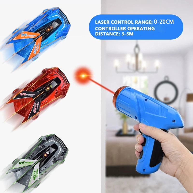 Tracing Light Wall Climbing Car