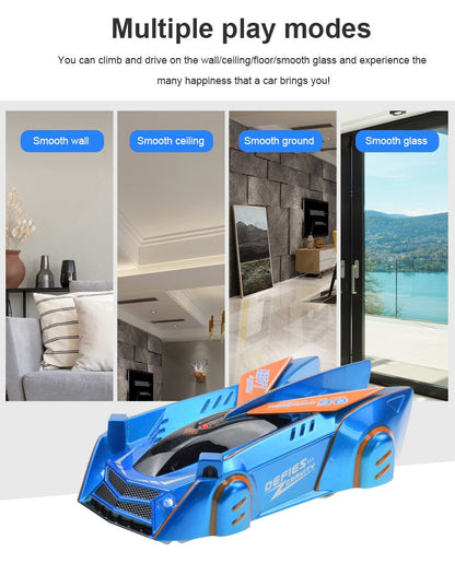 Tracing Light Wall Climbing Car