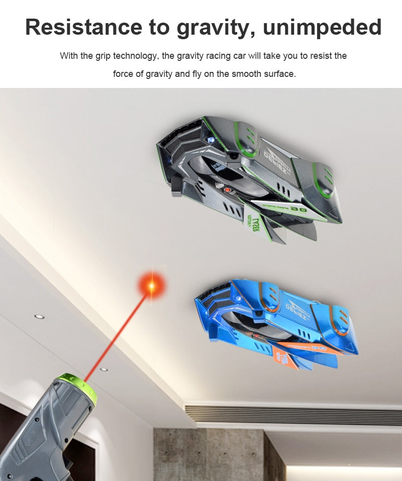 Tracing Light Wall Climbing Car