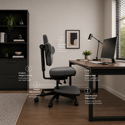 FlexPerch Ergonomic Work Chair