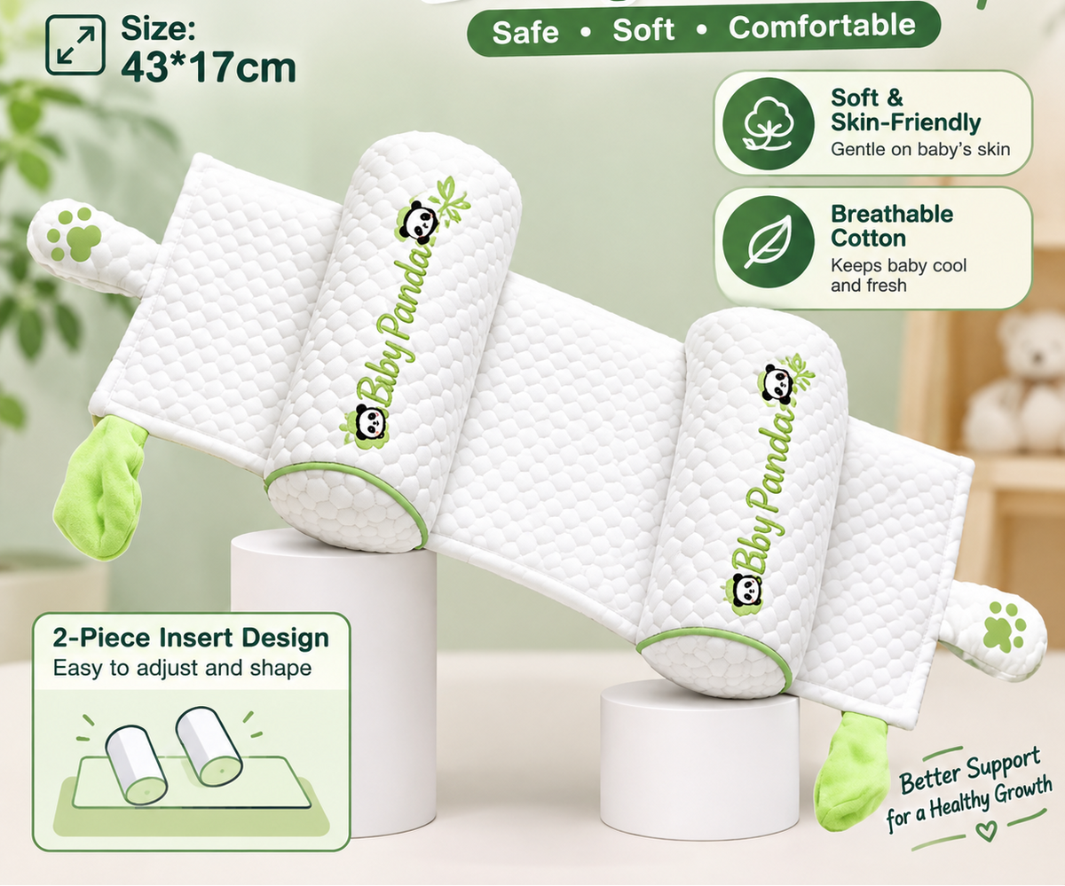 Millet Pillow Baby Head-Shaping Pillow for Newborns (0–6 Months) — Helps Support Head Shape and Reduce Flat-Head Positioning