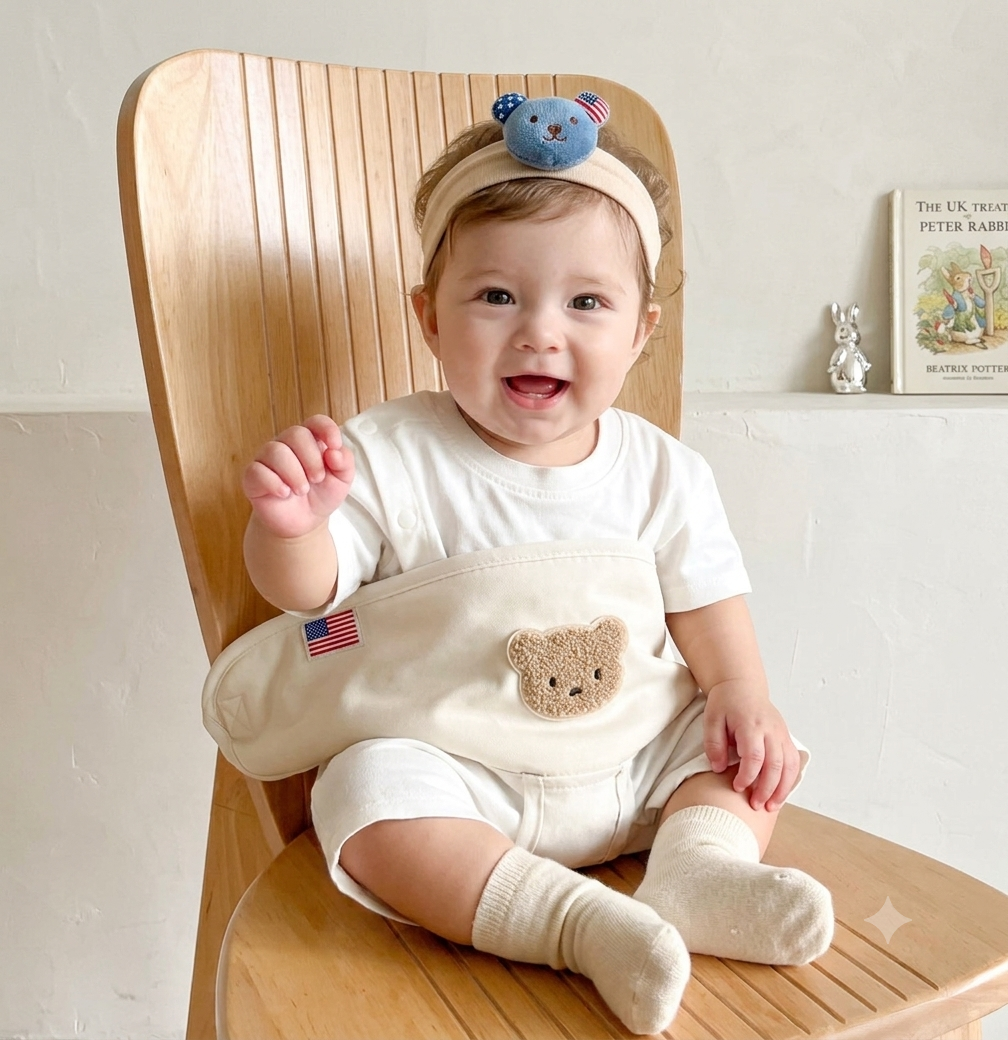 👶 Portable Baby High Chair Safety Harness