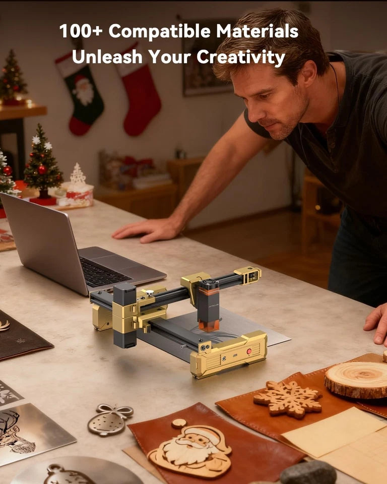 T1 Laser Engraver, 3000mW Foldable Laser Engraver Machine