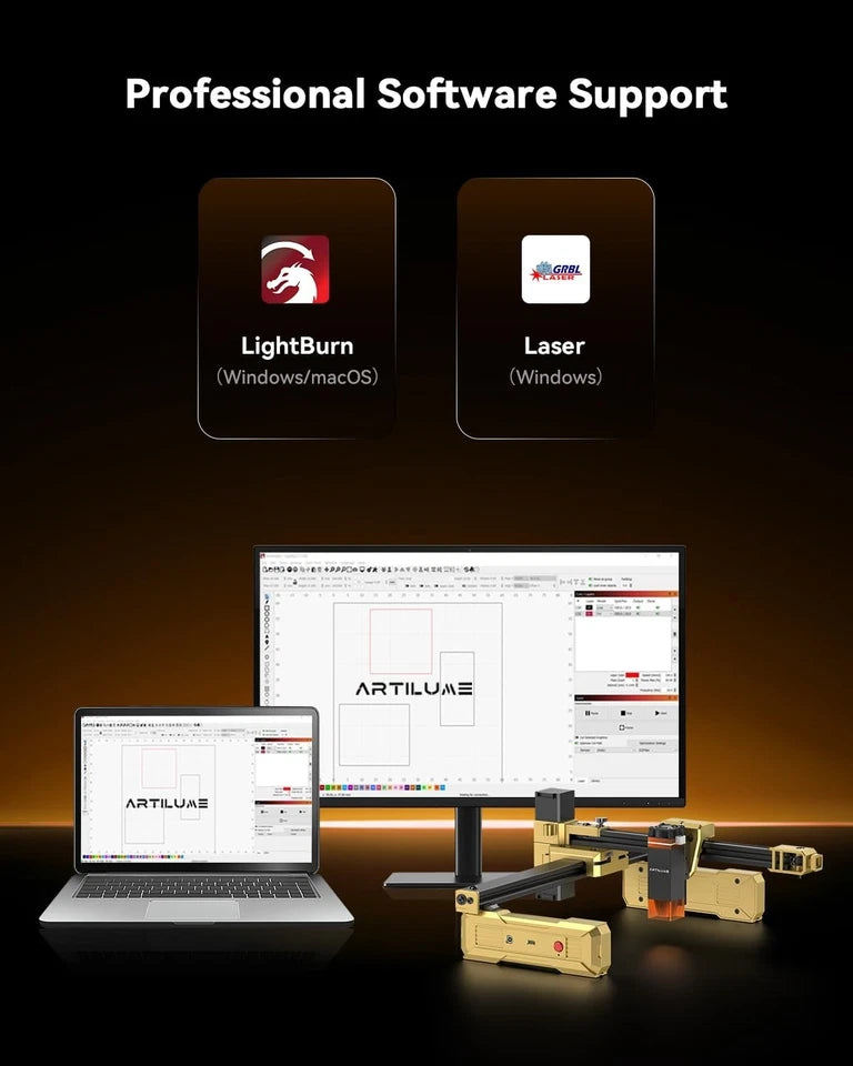 T1 Laser Engraver, 3000mW Foldable Laser Engraver Machine