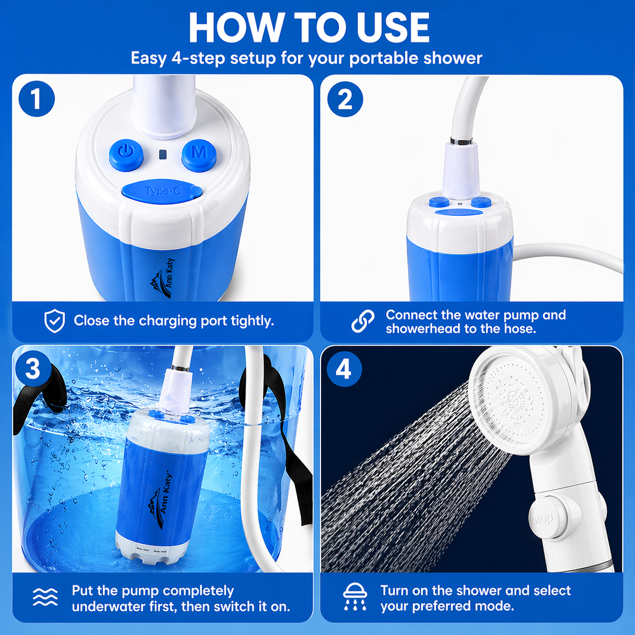 Portable Shower Pro