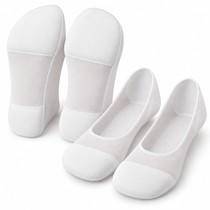 Double-Cushion Socks — 2 Pairs | Padded Heel & Forefoot Comfort Socks