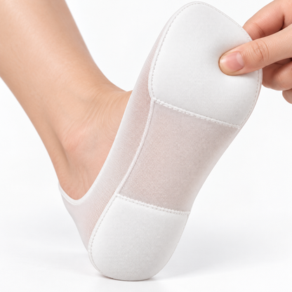 Double-Cushion Socks — 2 Pairs | Padded Heel & Forefoot Comfort Socks