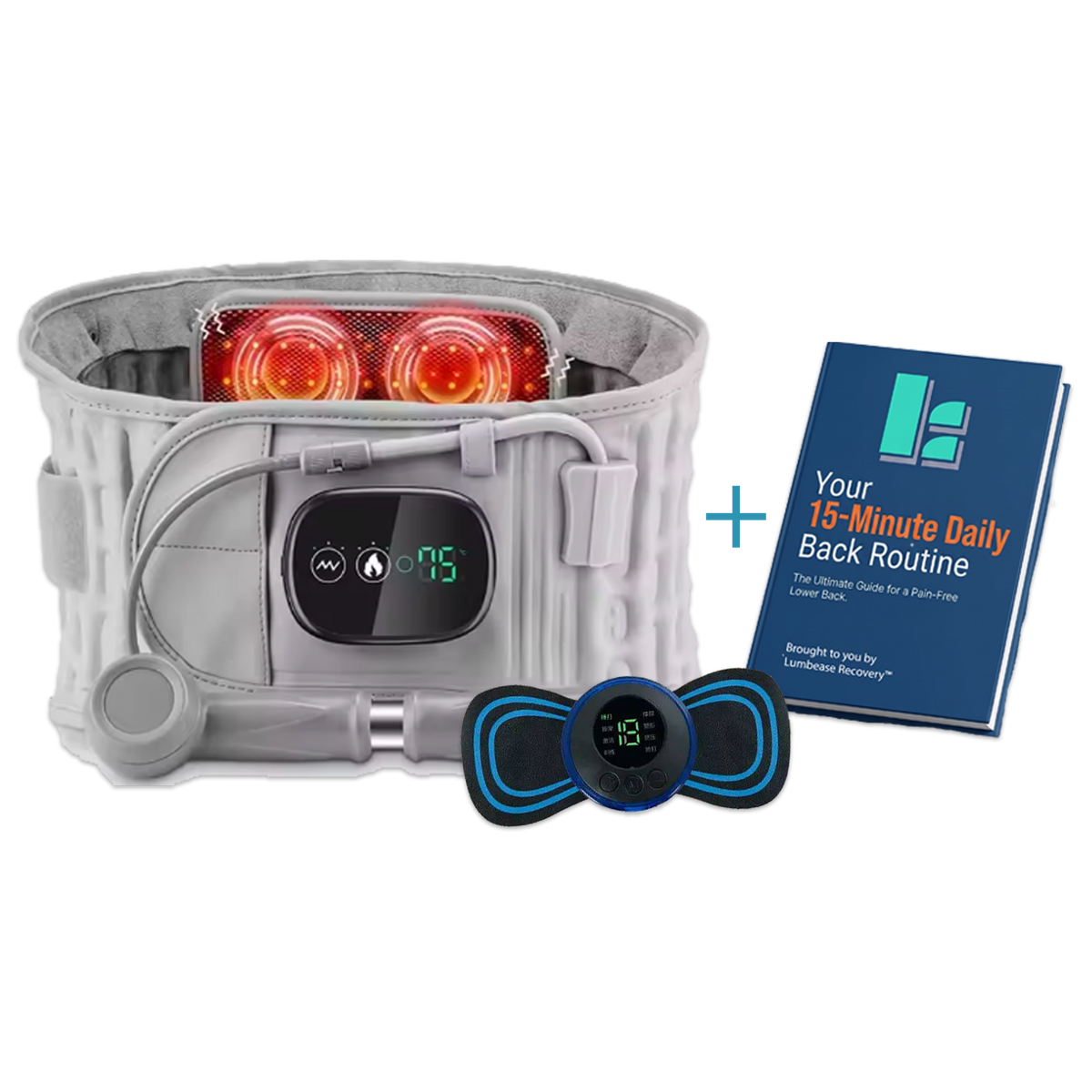 SpineRelief Pro Therapy Belt with Free E book