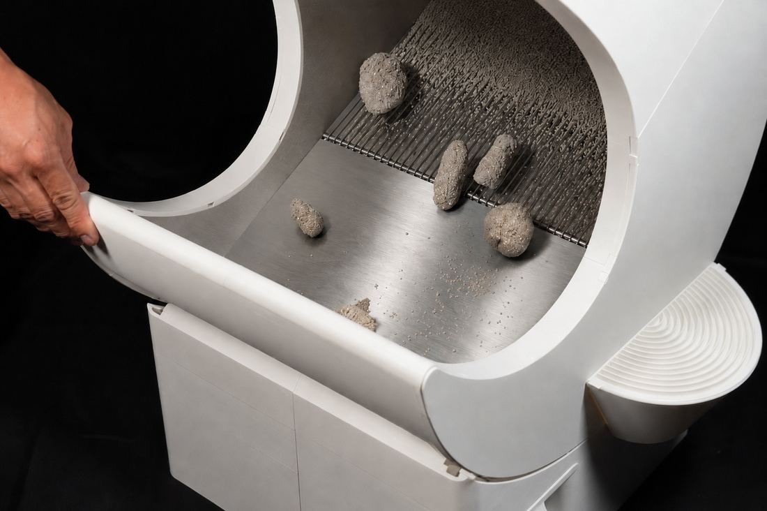 PurrPivot Spin-Clean Litter Box