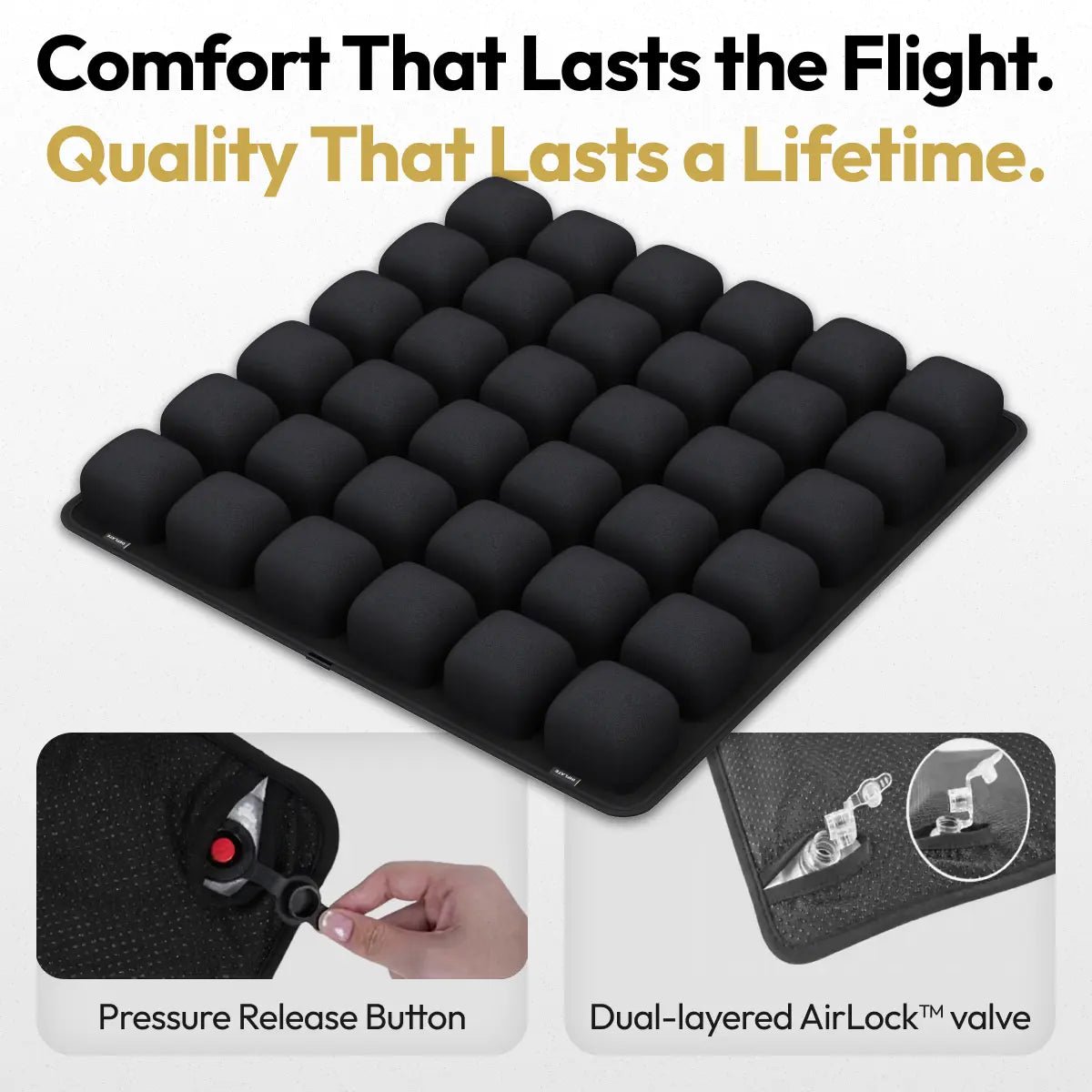 AirRoam™ Pressure Relief Travel Cushion