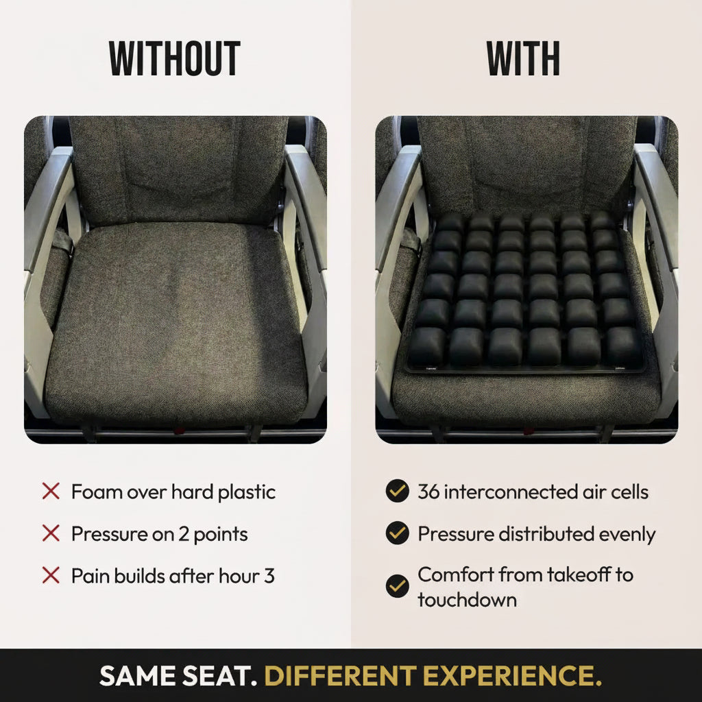 AirRoam™ Pressure Relief Travel Cushion