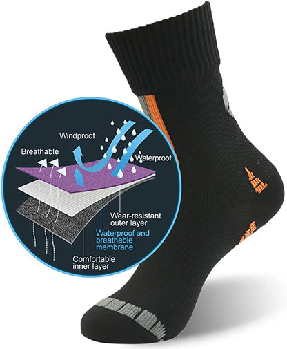 HappyFeet™ Waterproof, Breathable , Warm Socks for Hiking, Backpacking & Outdoor Adventures